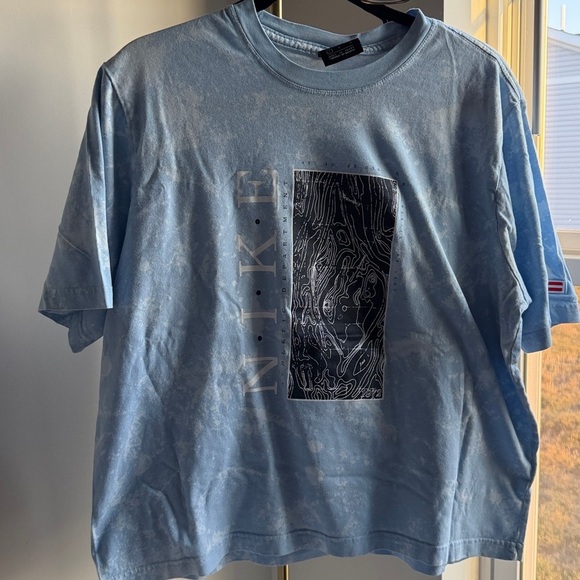 Nike Tops - Nike Light Blue Graphic Tee